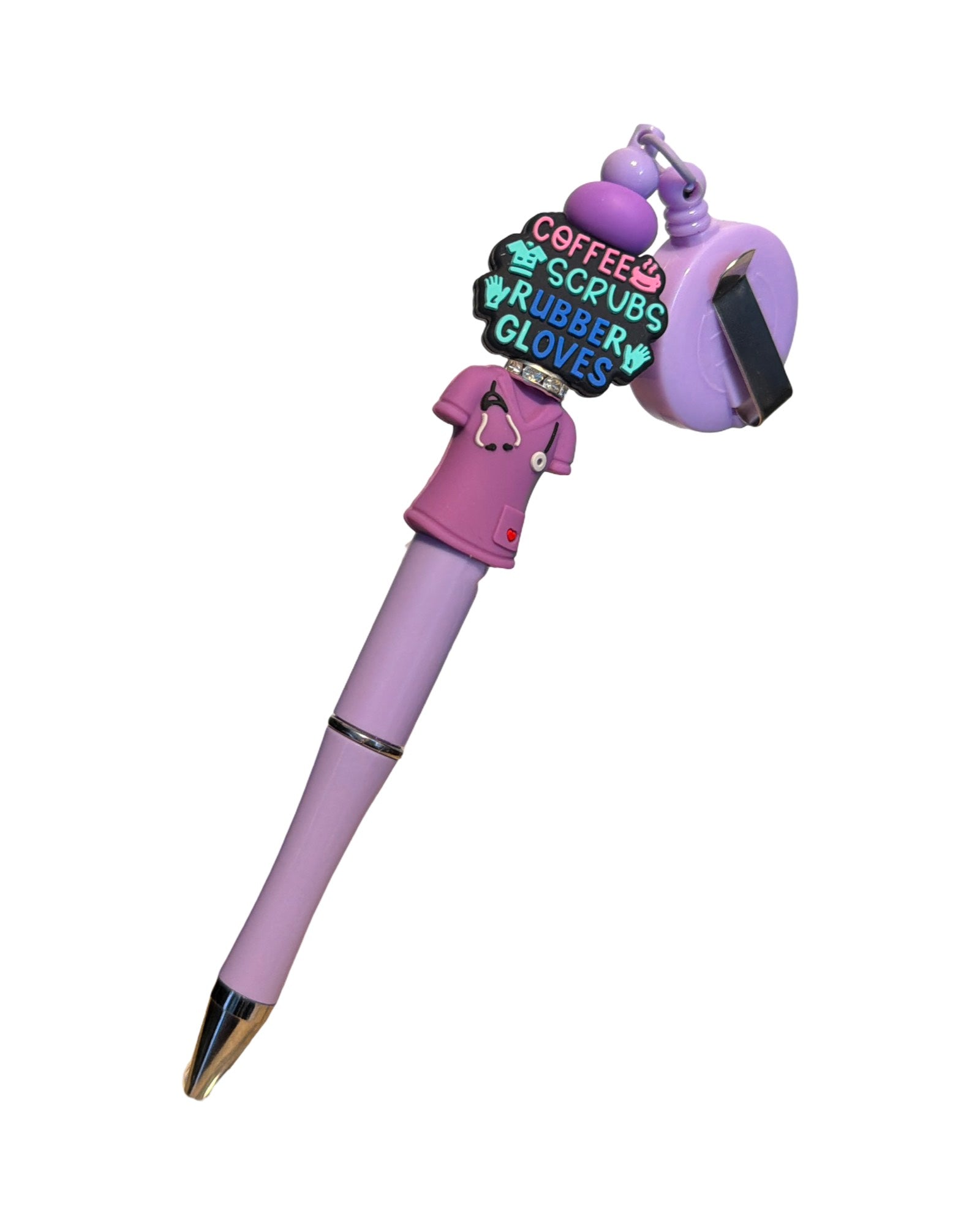 Nurse badge reel (Purple)